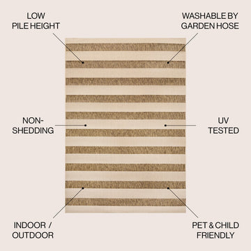 Aveiro Wide Stripe Indoor/outdoor Area Rug